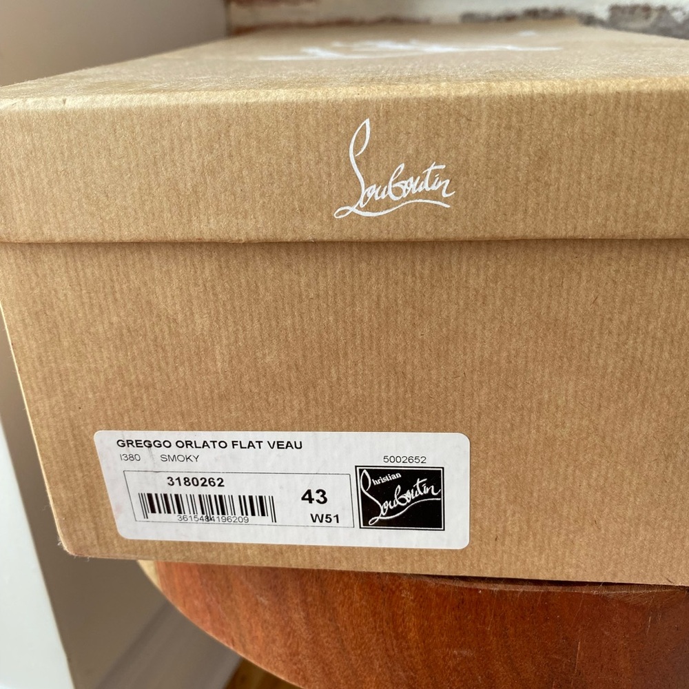 Christian Louboutin Greggo Orlato Flat Veau size 43, Brand new! - Picture 9 of 9
